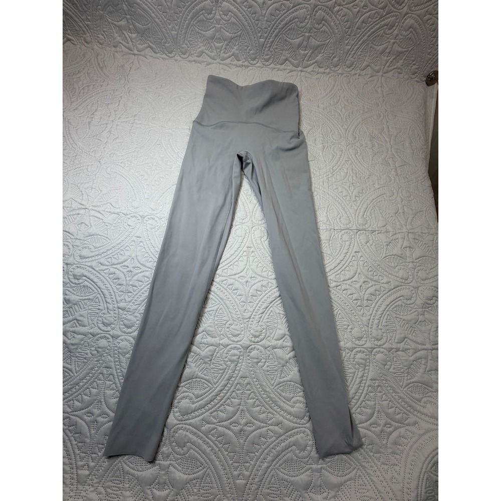 Spanx Booty Boost Active Leggings Silver Gray High Rise XS 50124R
